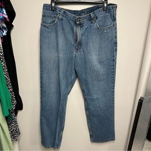 Men's Carhartt Relaxed Fit Blue Jeans size 38x32